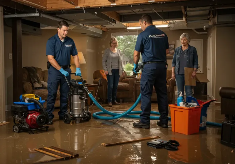 Basement Water Extraction and Removal Techniques process in Shorewood Forest, IN