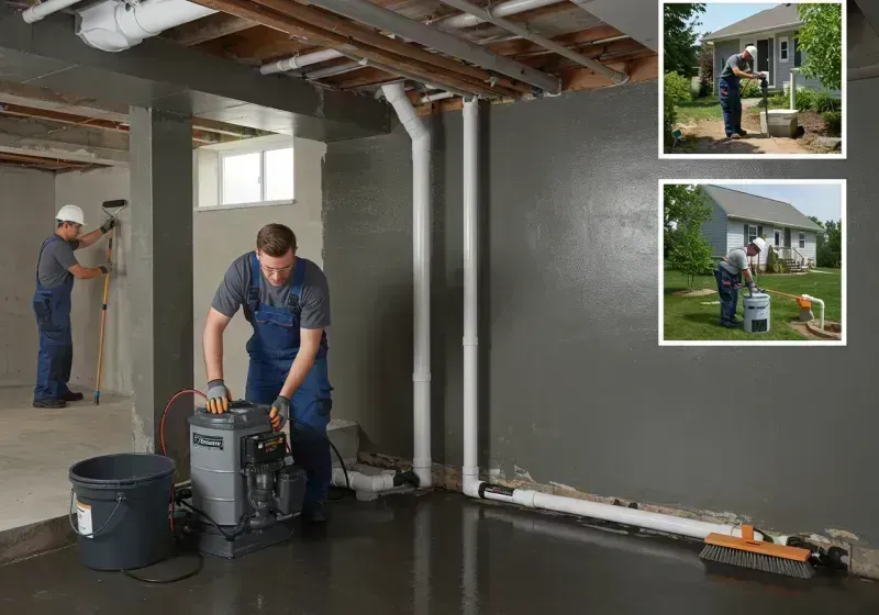 Basement Waterproofing and Flood Prevention process in Shorewood Forest, IN